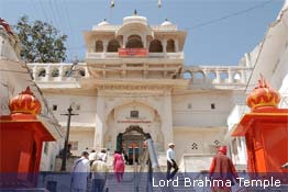 Lord Brahma Temple in Pushkar, Rajasthan