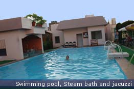 Swimming Pool, Steam Batd and Jacuzzi